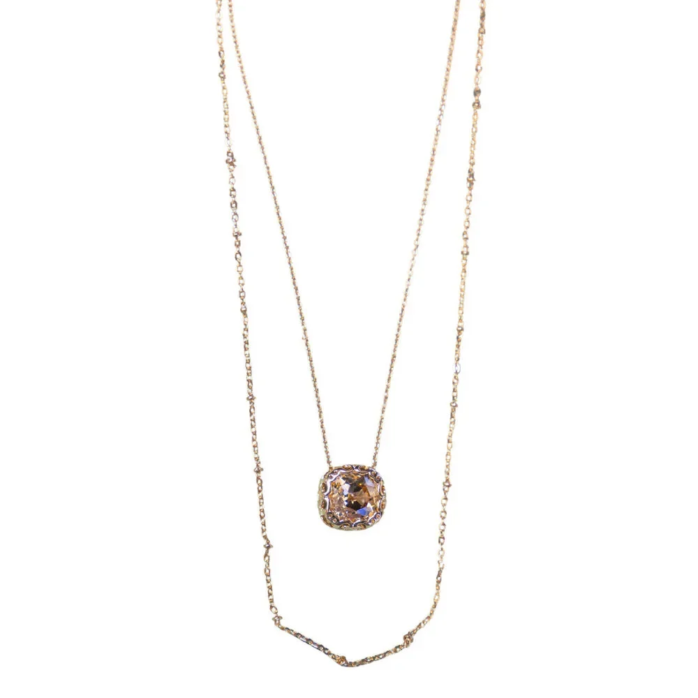 An Evening At The Gala Fashion Gold Layered Necklace